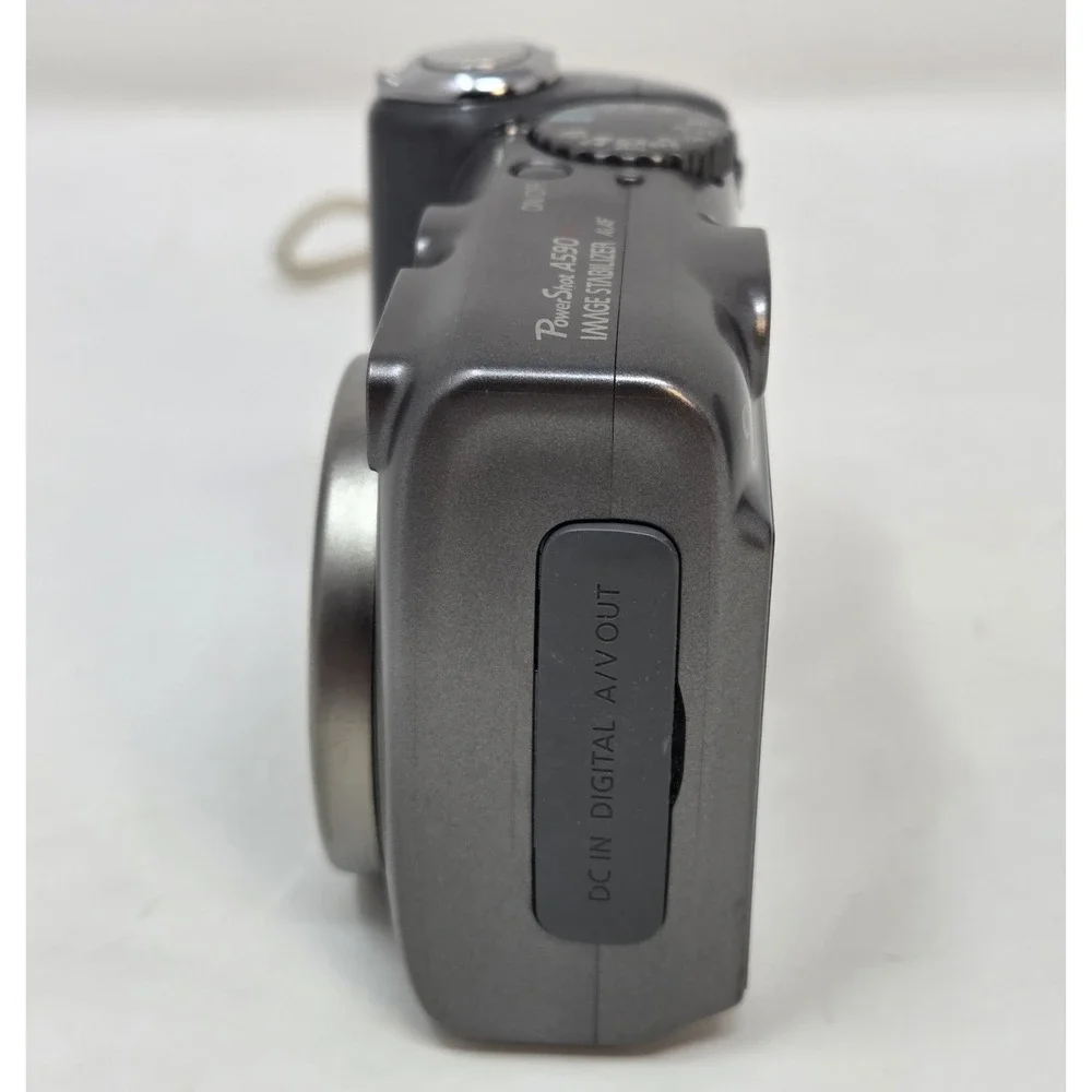 Canon PowerShot A590 IS 8.0MP CCD Digicam 4x Zoom Digital Camera Tested Working